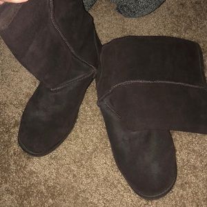 Fake dark brown UGGS
